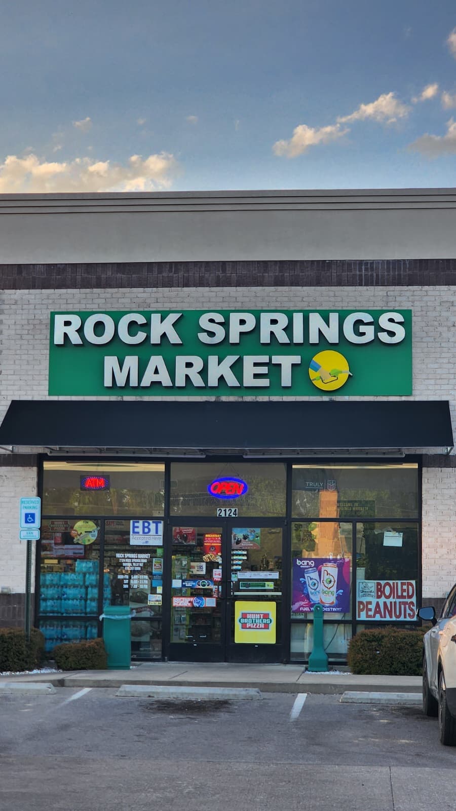 Rock Springs Market storefront sign, Smyrna TN